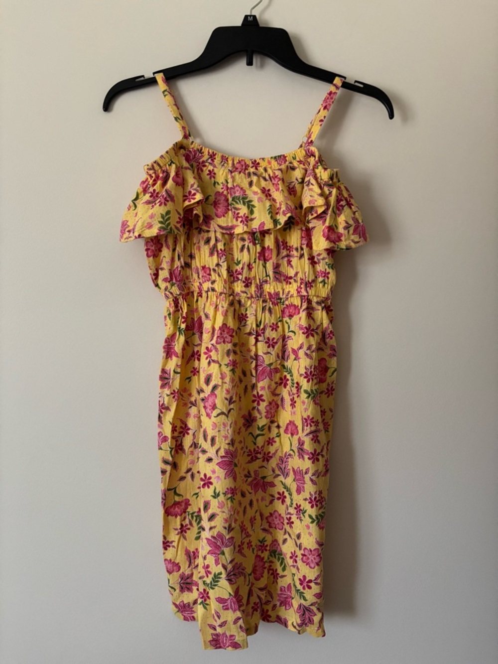 Old Navy Yellow Floral Dress
